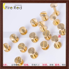 现货供应常用10*4*45678101215铜平面弧面一字底皮带螺丝