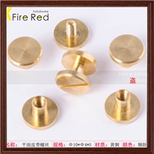 现货供应常用10X4X5铜皮带螺丝,车轮钉,文具钉