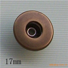 钮扣厂家热销扣17mm空心/胶芯工字扣金属光面牛仔裤扣