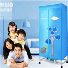 OEM优华YOUHA新款立方形带轮铝合金双层干衣机KU-206A贴牌加工