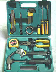 [伙拼]礼品工具16件套家用组套五金工具套装批发五金组合工具箱