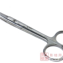 业化妆师用品批发-工具剪刀-剪美目贴用大号弯剪(长14cm)不锈钢
