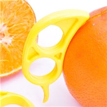 厂家现货直供黄色老鼠开橙器/剥橙器/剥皮器/削橙器
