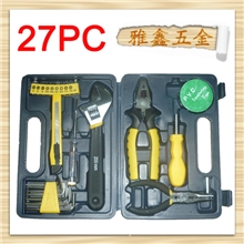 27PC家用礼品套装工具箱组合套装钟表工具
