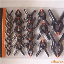 供应尼龙弹簧夹，快速夹，双色弹簧夹。