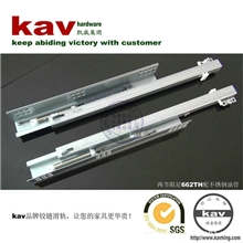 半拉出隐藏式滑轨【抽屉轨道】阻尼两节滑轨