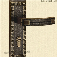 供应中式机械门锁|仿古中式执手门锁|泰好铜锁SM7051OB