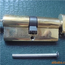 供应台湾HENKINWOOD黄金屋纯铜锁芯P75欧式铜锁芯