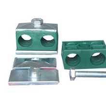 塑料管夹双联双孔价格低种类全管夹塑料