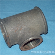 供应玛钢管件/水暖件/32*25变径三通