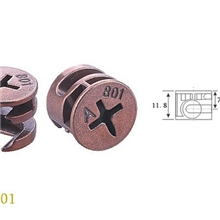 家具连接件三合一偏心件拆装连接件