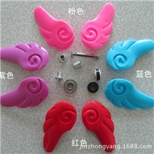 溜冰鞋翅膀轮滑装饰轮滑配件溜冰鞋耳朵天使的翅膀