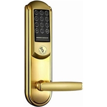 酒店锁密码锁/宾馆锁/智能锁/电子感应锁/磁卡锁/刷卡门锁金色