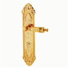 【海诗蔓】厂家直销批发定制品牌豪华欧式高档金间金门锁H9487H