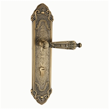【海诗蔓】厂家直销批发定制品牌豪华欧式高档青古铜门锁H9487E