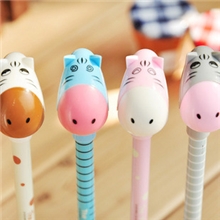 WJ031韩国文具超萌小驴中性笔卡通水笔可站立礼品笔批发