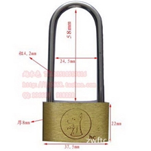 狼狗牌40mm长挂锁专业批发价格优惠