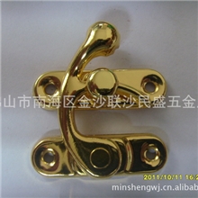 低价现货供应仿古牛角锁钩锁酒盒锁木盒礼盒月饼盒锁包装五金配件