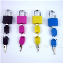 箱包彩色挂锁包塑挂锁铜挂锁箱包锁小挂锁