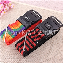 4米密码锁捆绑带红黑色十字打包带行李箱CJSJ长浩CR-18D