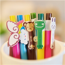 8096【特价】韩国文具卡通圆珠笔动物翅膀彩虹笔淘宝销量第一