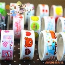 8778【优湃特价】韩国小胶带卡通胶带卡通彩色胶带不干胶带