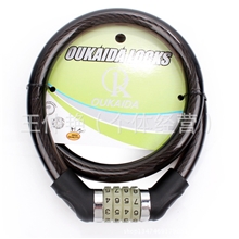 OUKAIDA夜光密码锁/自行车锁/山地车锁/摩托车锁/电瓶车锁122