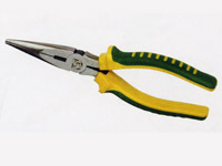 厂家直销捷骜五金工具JA双色柄美式尖嘴钳6寸/150mm