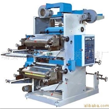 专印卷筒塑料薄膜纸张二色柔版印刷机