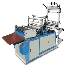 供应RQL-800型高低压塑料薄膜边封热切制袋机胶袋opp制袋机