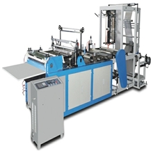 供应RQL-800型多功能龙骨袋拉链袋边封热切制袋机