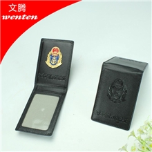 温州文腾厂家定做批发证件政府用各种真皮证件套证件封皮