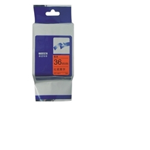 国产brother兄弟标签色带,36MM*8M，红底黑字,TZe-461