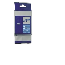 国产brother兄弟标签色带,24MM*8M，蓝底白字,TZe-555