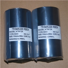 促销110mm*300m蜡基碳带条码碳带直销铜板不干胶标签纸专用碳带