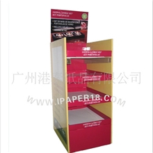 广州纸货架、pop纸展架、纸展示架、纸陈列架、超市货架、纸堆头