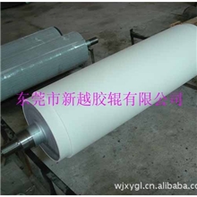 供应机械行业白色固体硅胶辊、UV过油胶辊