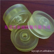 供应订制黄色透明聚氨酯PU胶轮、聚氨酯制品