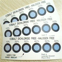 厂家直销优质无卤素湿度指示卡，无二氯化钴湿度卡，指示卡