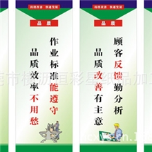 厂区标语办公室挂图/企业文化海报/标语挂图/管理海报/7S标语