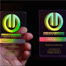 厂家推荐高档名片PVC透明名片彩色PVC名片制作名片印刷