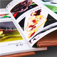 高档皮革装订外壳菜谱生产加工加工装订个性化东西菜谱制作