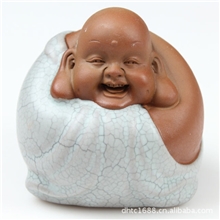 乾玉堂乾窑汝窑茶宠，汽车摆件，德化名瓷汝窑哈哈佛