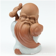 批发乾玉堂乾窑福禄寿，汽车摆件，德化名瓷汝窑寿中寿