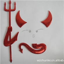 小魔鬼3D车贴小恶魔个性车标可爱魔鬼搞笑车贴车饰