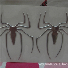 蜘蛛车贴立体车贴三维车贴金属立体蜘蛛贴厂家直销