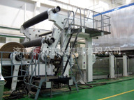 辊库式水平气动卷纸机