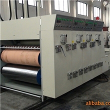 链条送纸2色印刷开槽模切机纸箱机械