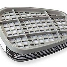 3M6001有机气体滤毒盒6001过滤盒600系列防毒面具滤罐