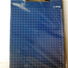 A4写字板夹夹带网格带刻度a4平夹板a4塑料夹板写字